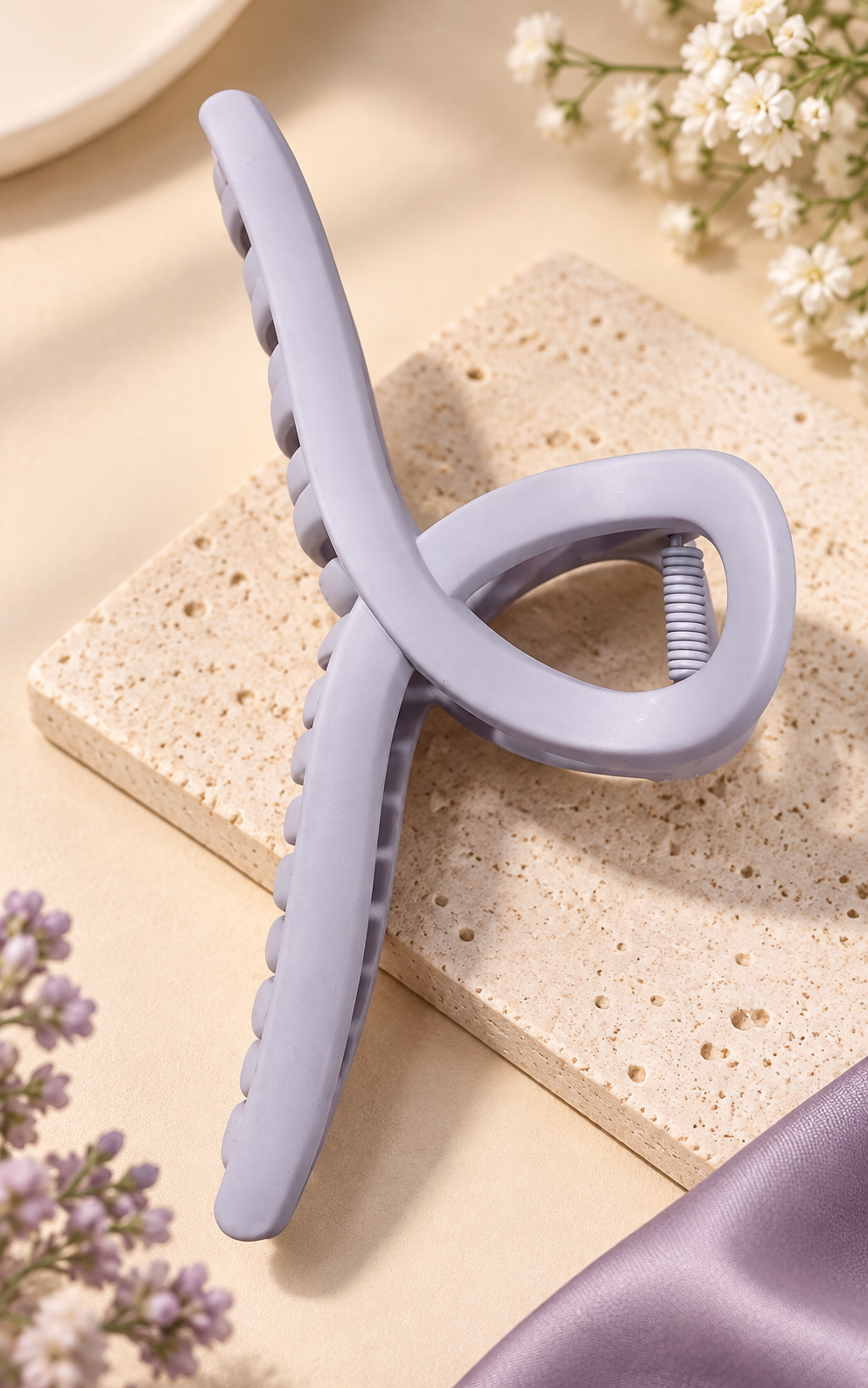 Lavender Hair Claw Clip