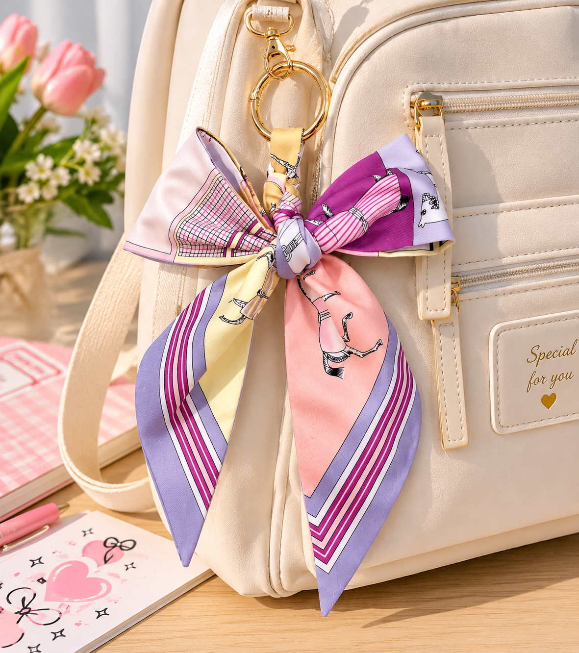 Bow Keychain
