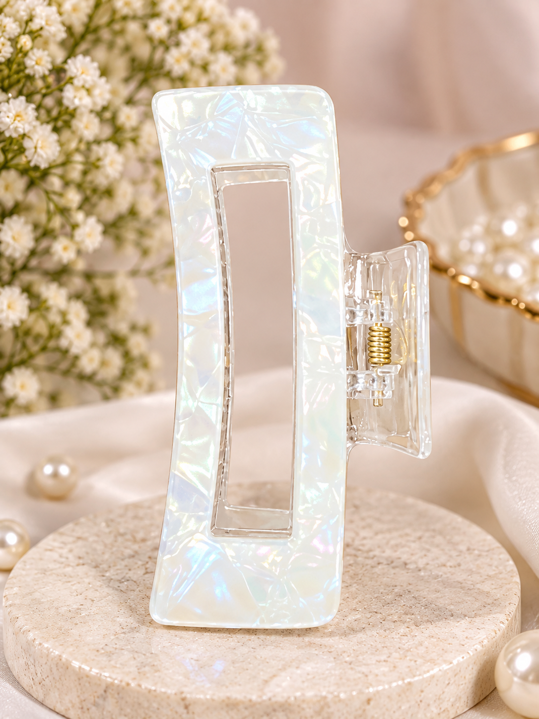 Elegant Rectangle Hair Clutcher