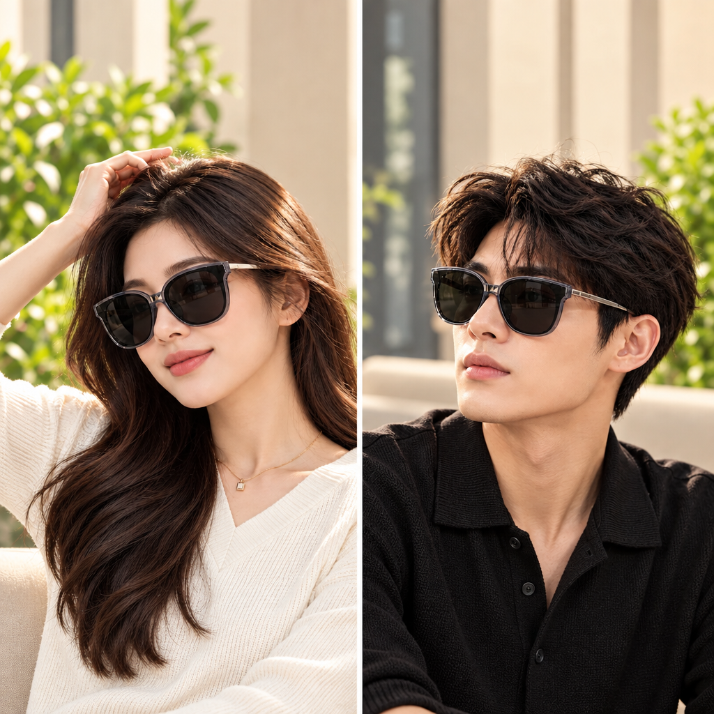Black Square Frame Sunglasses