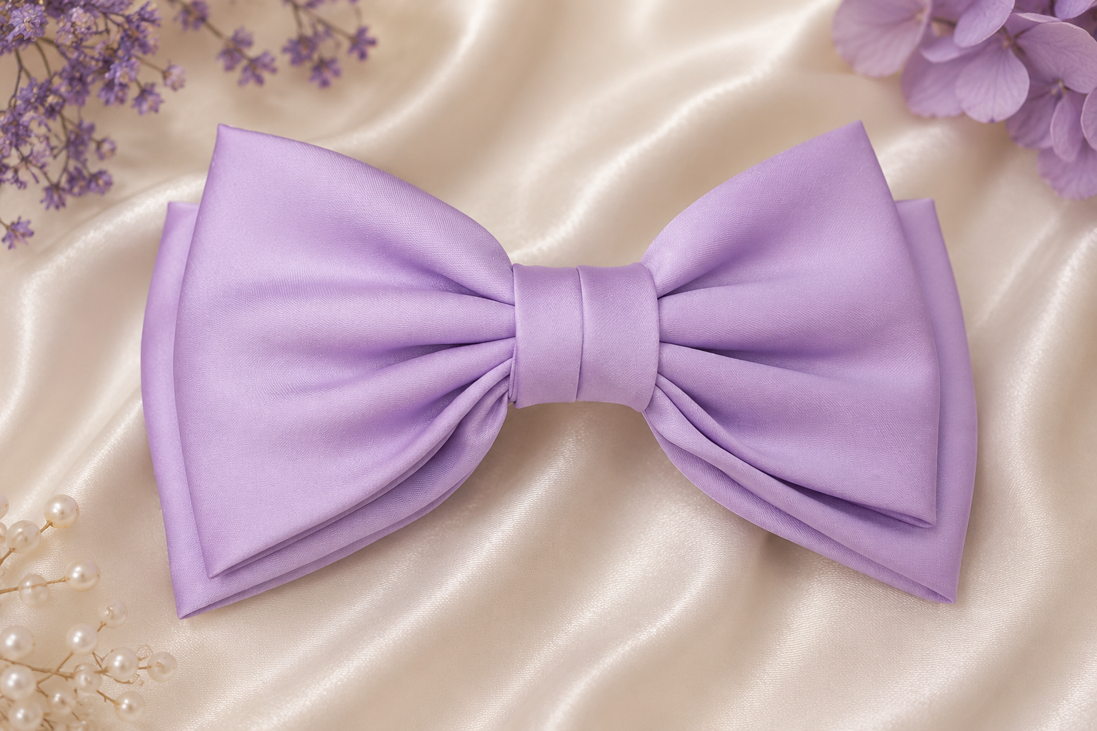 Lavender Hair Bow