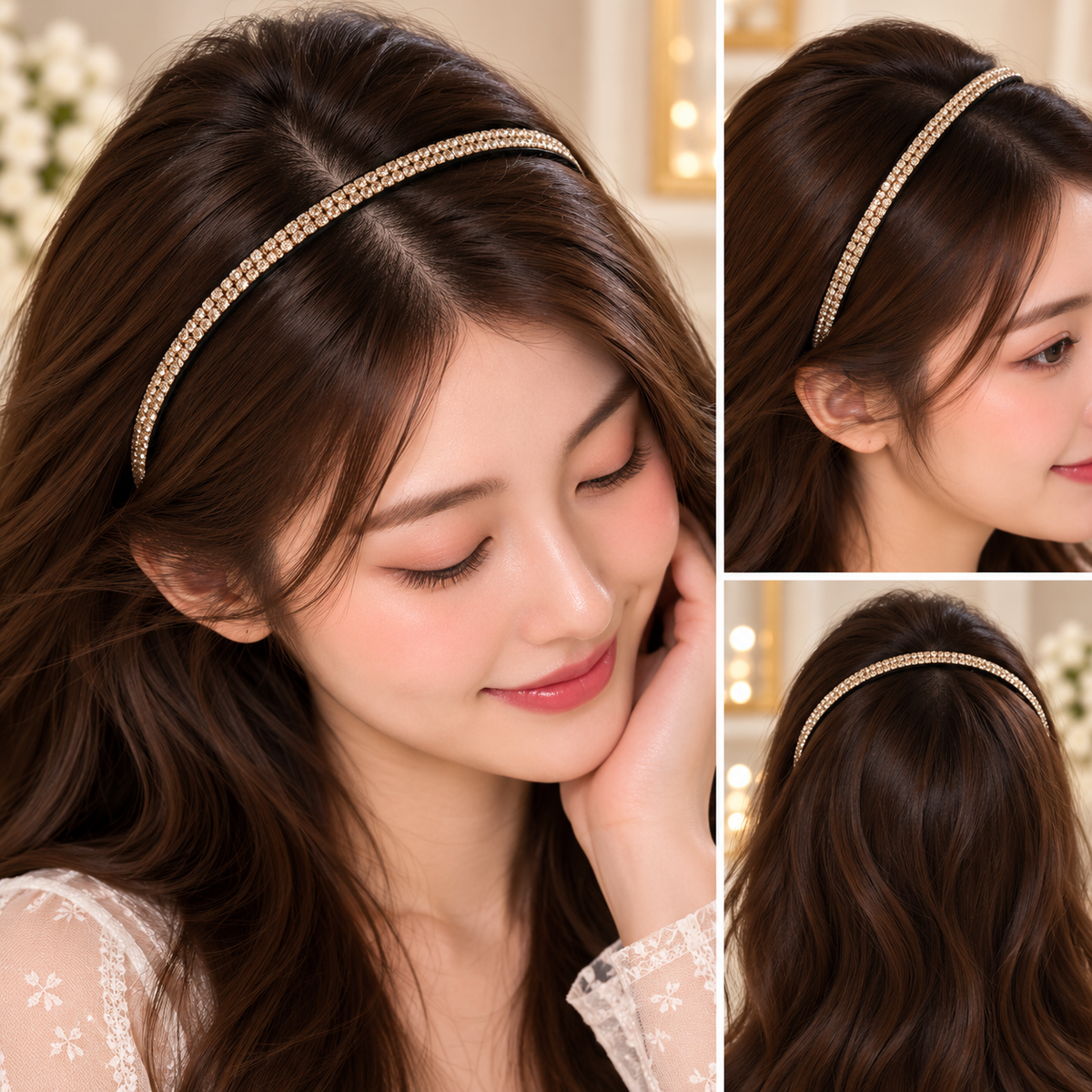 Gold Stone Headband
