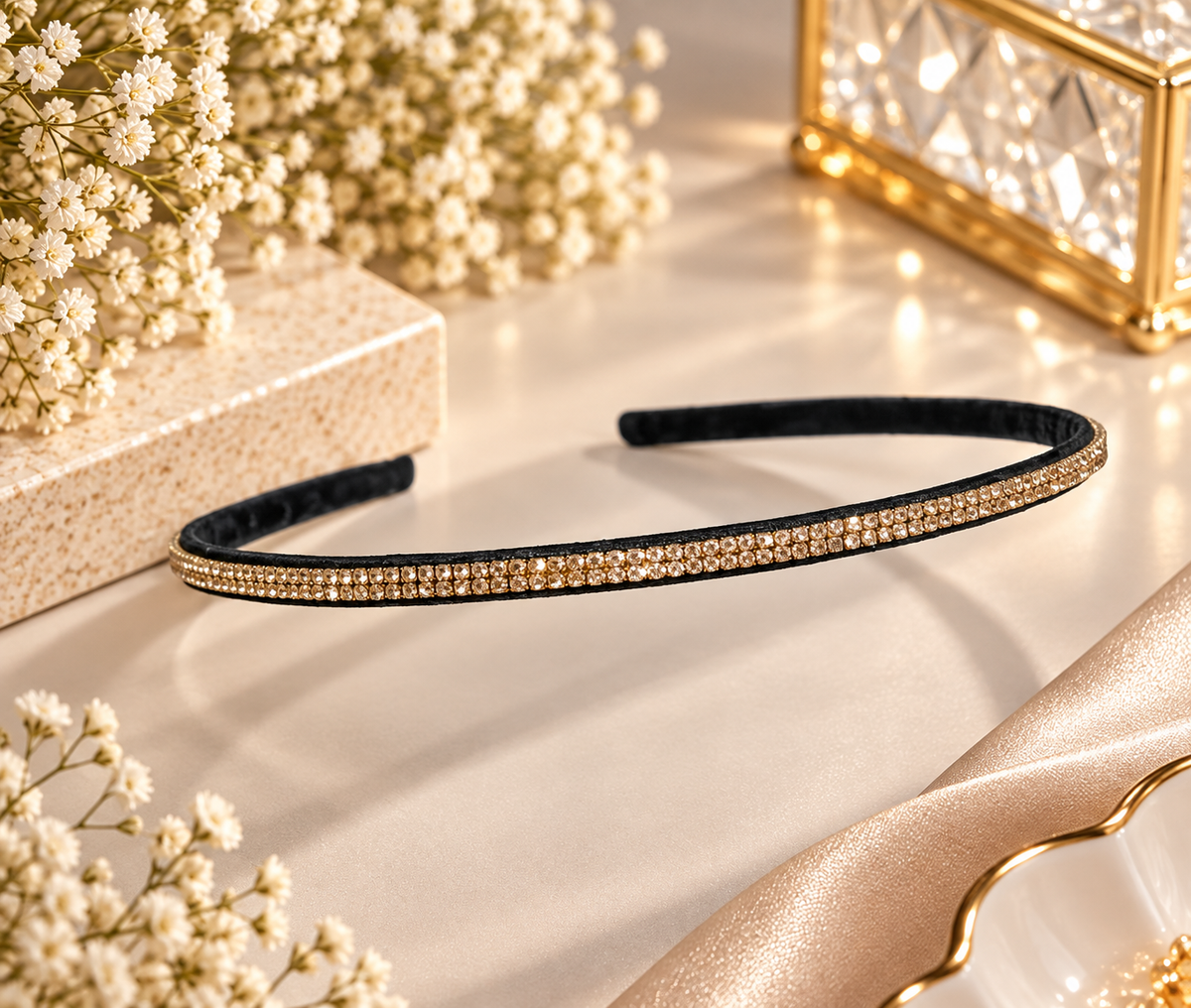 Gold Stone Headband