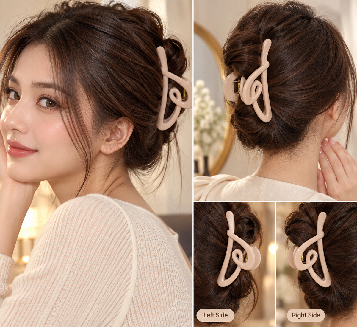 Elegant Minimal Hair Clutcher