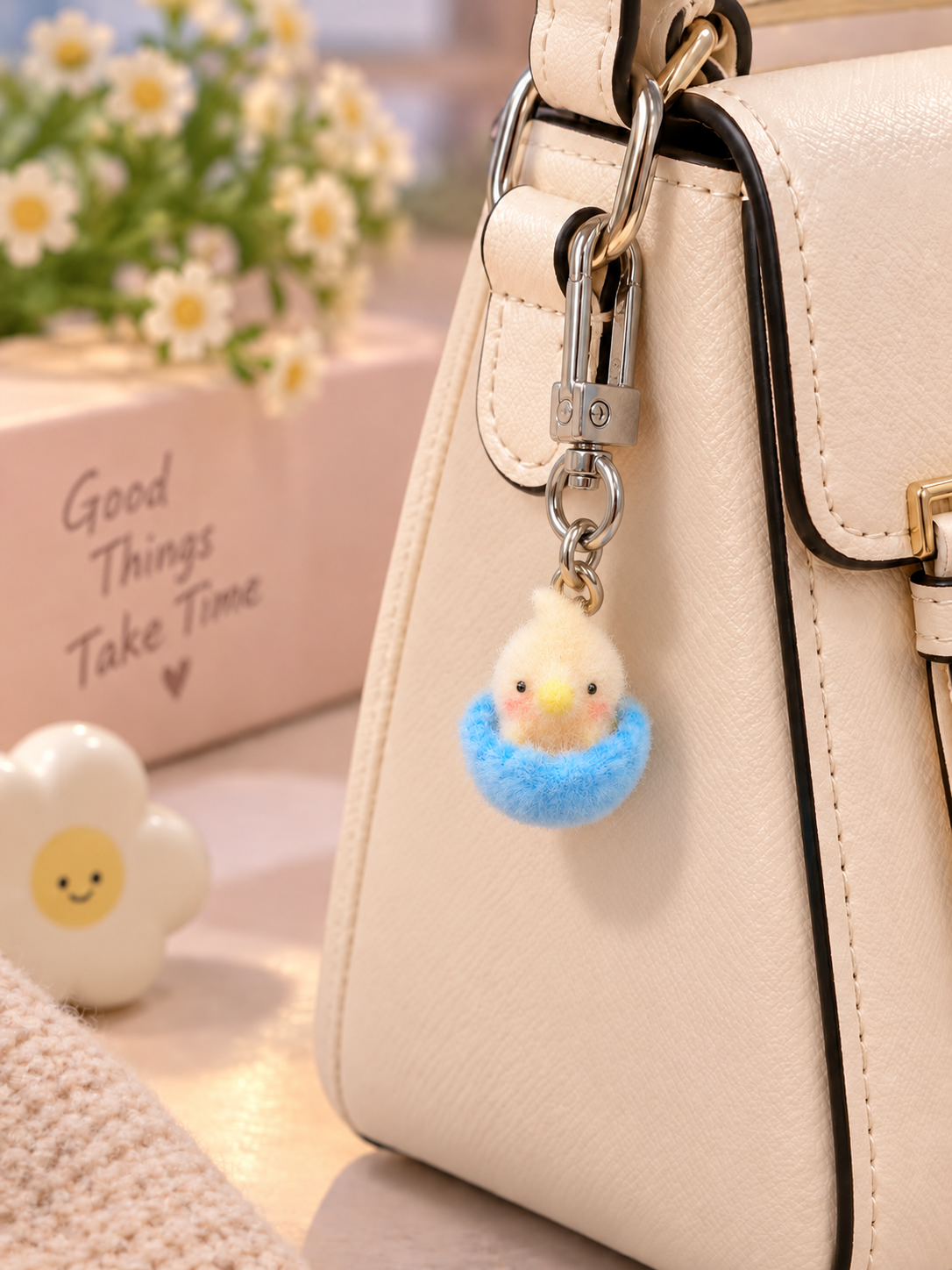 Bird Keychain for Bag & Keys