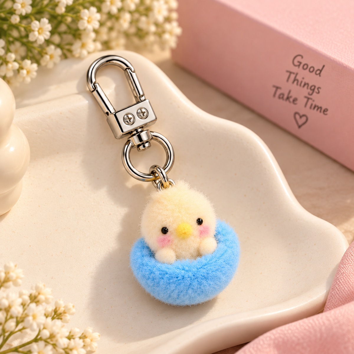 Bird Keychain for Bag & Keys