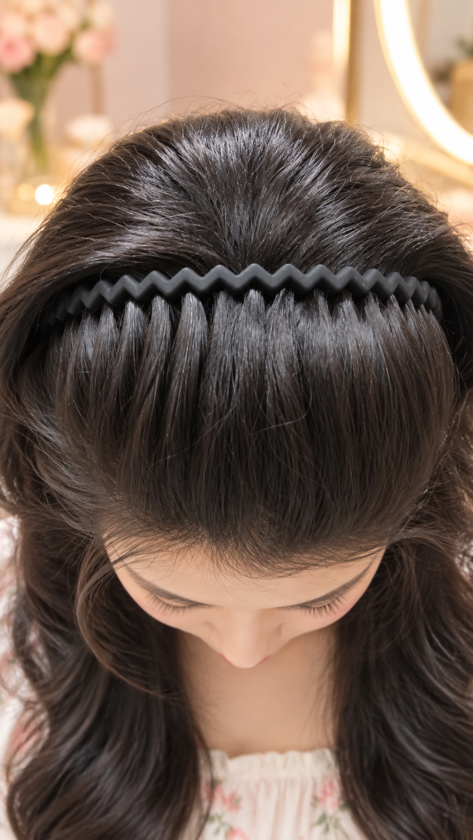 Black Zigzag Hair Band