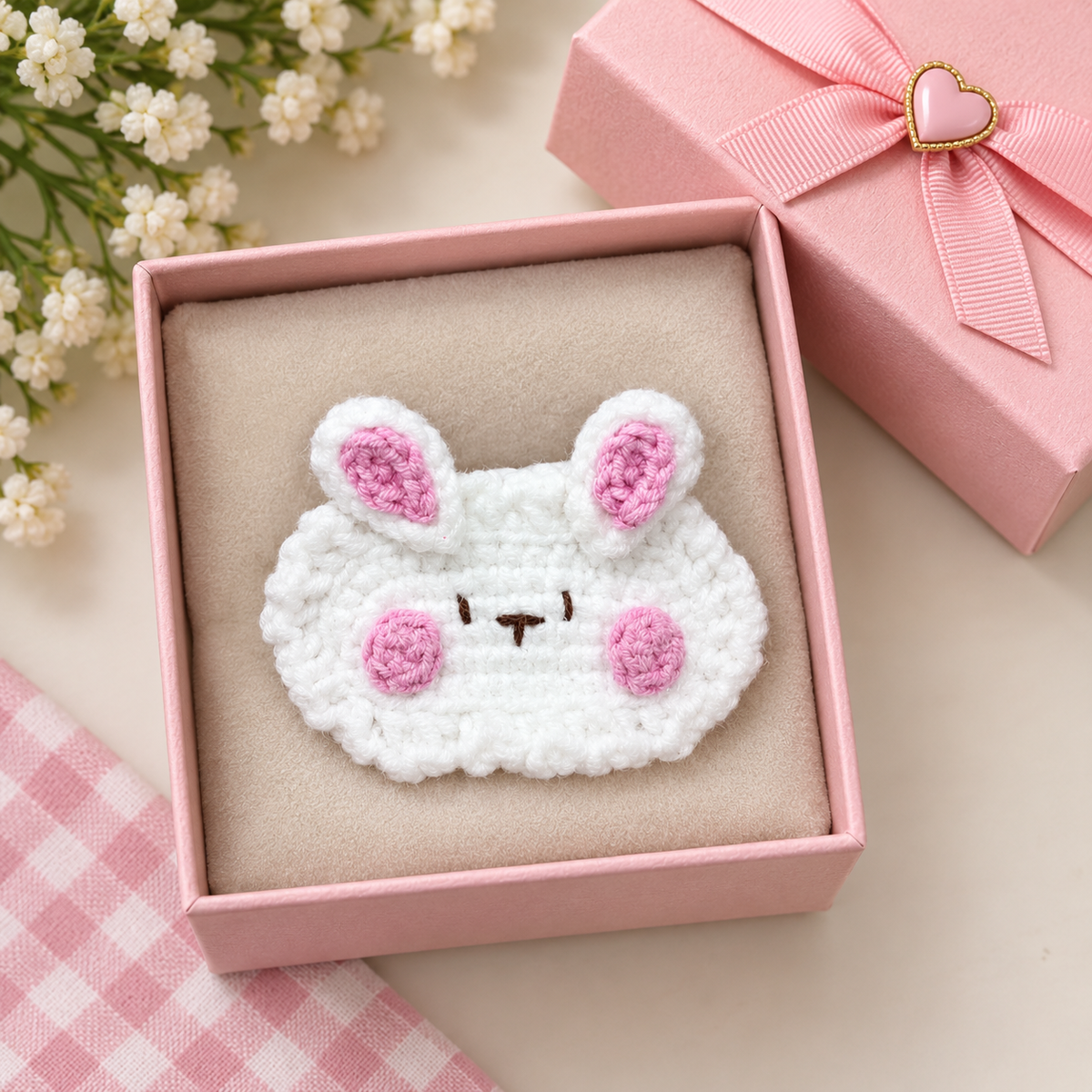 Bunny Face Kids Hair Pin