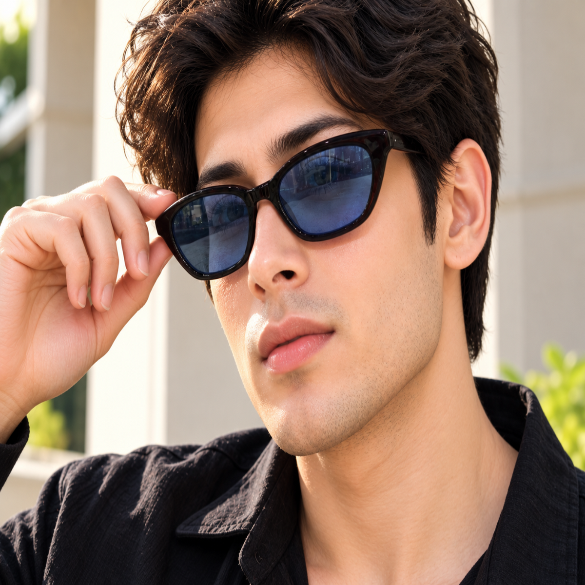 Black Cat Eye Sunglasses