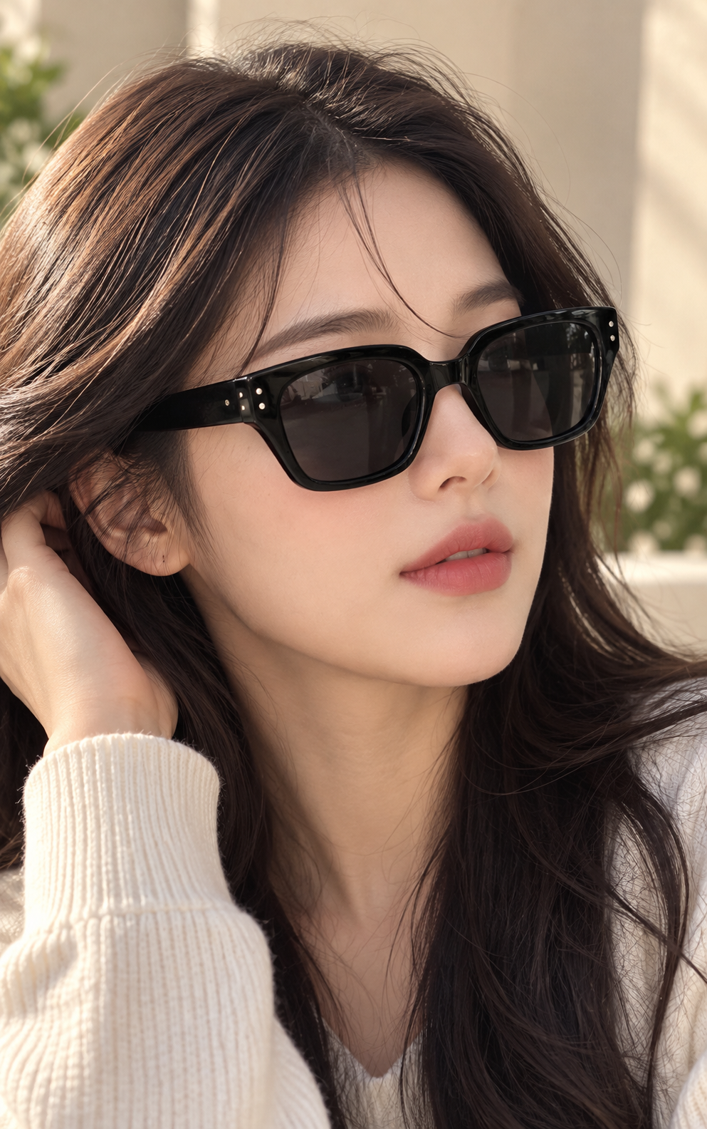 Black Square Frame Sunglasses