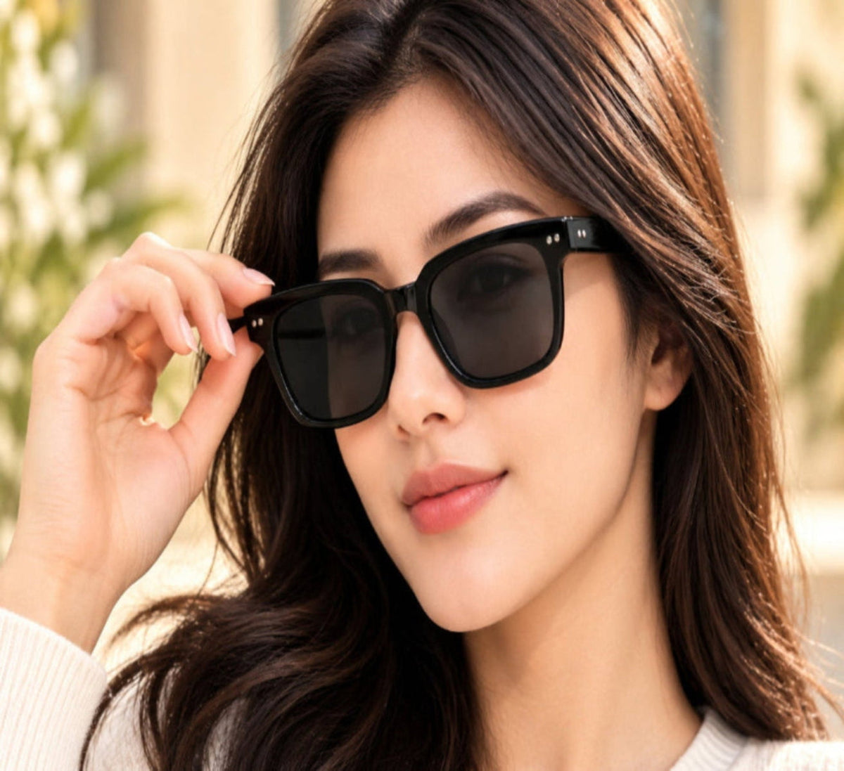Black Square Frame Sunglasses