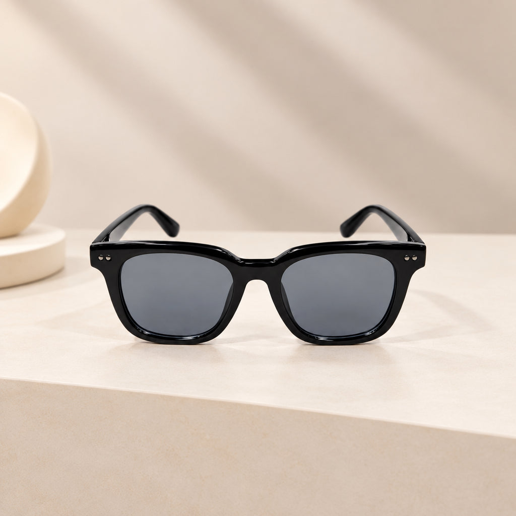 Black Square Frame Sunglasses